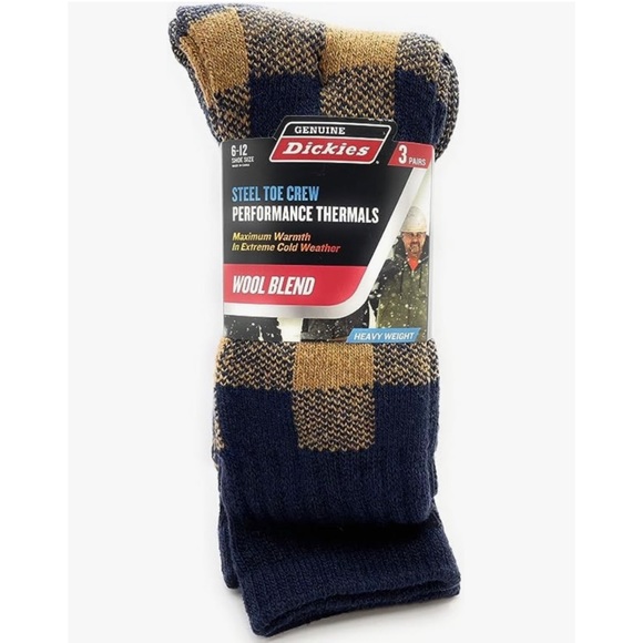 Dickies Other - ❗️FINAL❗️🆕 DICKIES 3-Pack HEAVYWEIGHT Steel Toe Performance Thermals Wool Blend